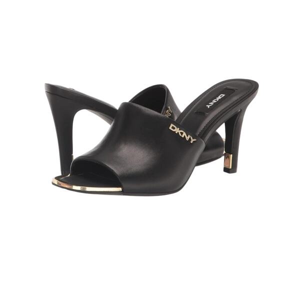 Dkny Shoes - DNKY Women Shoes Bronx Slip-On Open Toe Dress Sandal Leather Size 10